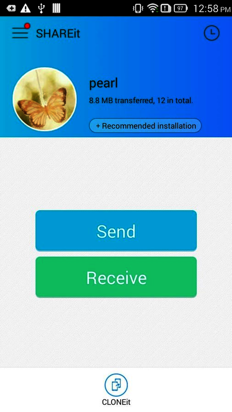 shareit app android to iphone